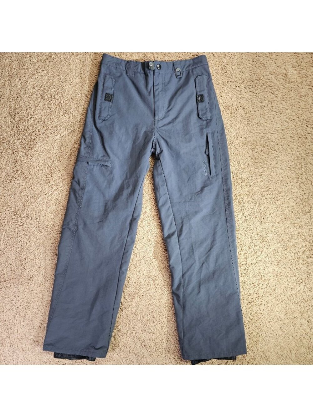 Airwalk Ski Pants Mens XL Gray Snow Technologies Waterproof Lined Outdoor Winter